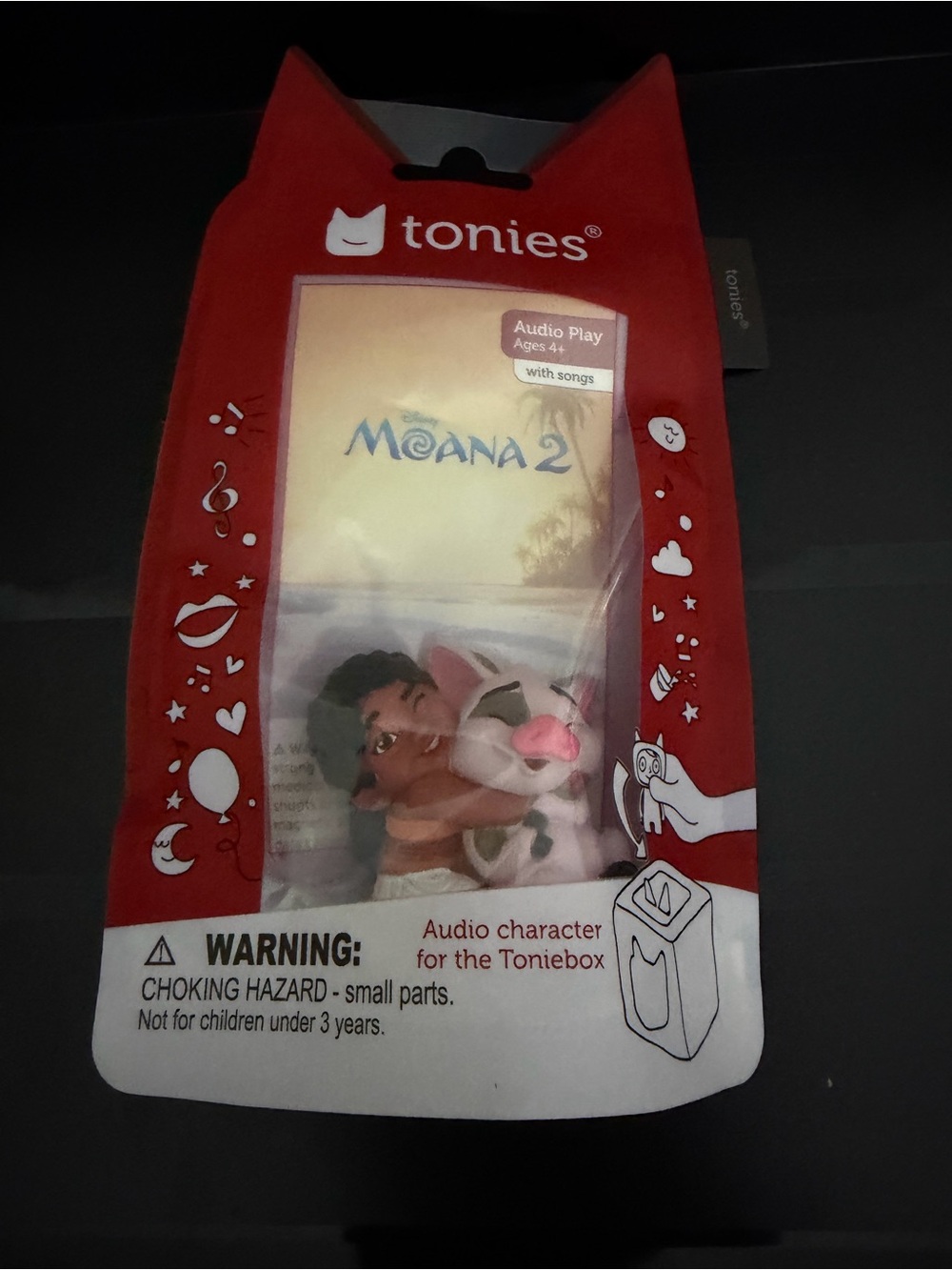 Tonies Disney Moana 2 Red Audio Character for Toniebox